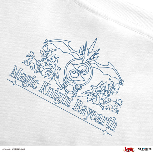 『魔法騎士レイアース』第2弾 デコラティブTシャツ 2(龍咲海&クレフ)ホワイト